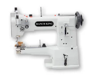 RANCH KING 335A PFAFF Inspired Triple Feed Walking Foot Lockstitch Cylinder Arm Industrial Sewing Machine