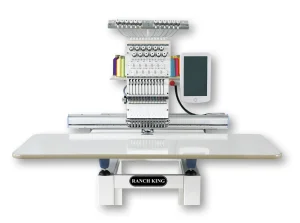 RANCH KING 1201 Single Head 12 Needle Embroidery Machine